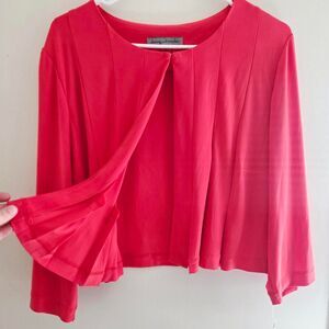 Unbranded Women's Pink and Red Cardigan
